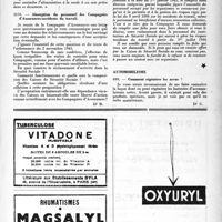 0730 - Page 715 - Correspondance. Assurances sociales. Frais de séjour d’un nouveau-né dans une couveuse / Absorption du personnel des Compagnies d’Assurances-accidents du travail / Automobilisme. Comment régénérer les accus ?