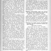 0747 - Page 732 - Partie scientifique. les sociétés savantes. Académie de médecine. Le traitement chirurgical des fibromes utérins pendant la puerpéralité, (19-3-1946) / Société, médicale des hôpitaux de Paris. Anémie érythroblastique méditerranéenne, (22-3-1946) / Méningite cérébro-spinale aiguë avec blocage des espaces sous-arachnoïdiens. Guérison par la pénicilline après sulfamidothérapie, (29-3-1946) / Traitement des formes graves du rhumatisme articulaire aigu- par la perfusion veineuse continue salicylée, (29-3-1946)