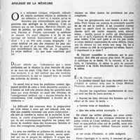0750 - Page 735 - Partie professionnelle. Propos du jour. Apologie de la médecine [J. Noir]