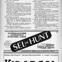 0799 - Page 784 - Dernières nouvelles. Académie de médecine / Hôpital Saint-Louis / Comité National de l’Enfance / Hygiène scolaire et universitaire / Hôpital de Belfort / Laboratoire départemental de Vaucluse / Le premier Congrès des étudiants en médecine / Services médicaux en Tunisie