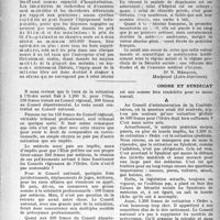 0818 - Page 803 - Partie professionnelle. Libres opinions. Vers des réformes nécessaires / Ordre et syndicat