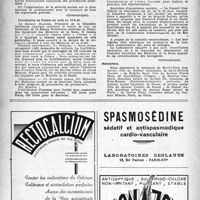 0833 - Page 818 - Dernières nouvelles. Chambre Syndicale des Médecins de la Seine / Naissances