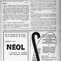 0858 - Page 843 - Correspondance. Automobilisme. Pour empêcher les accidents de soupapes / Comment redresser une direction ?