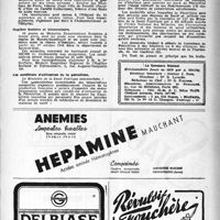 0864 - Page 849 - Dernières nouvelles. Congrès de l’Association des Gynécologues et Obstétriciens de Langue Française / Internat de l’Hôpital Saint-Joseph / Hygiène Scolaire et Universitaire / Les conditions d’utilisation de la pénicilline