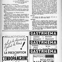 0897 - Page 882 - Dernières nouvelles. Conseil National de l’Ordre des Médecins / Hygiène Scolaire et Universitaire / Sanatorium de Pignelin / Naissances / Mariages / Nécrologie [M. Henri Petit, Dr Bernard]