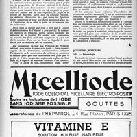 0923 - Page 908 - Correspondance. Hôspitalisation publique. Médecin d’hôpital et clientèle libre / Questions diverses. Déontologie