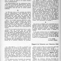 0946 - Page 931 - Partie professionnelle. La vie de nos oeuvres confraternelles. Société médicale mutuelle d’assurance et de défense professionnelles, « Le sou médical », (Société d’assurance à forme mutuelle régie par le décret-loi du 14 juin 1938). Rapport du Secrétaire Général sur l’Exercice 1945 / Rapport du Trésorier sur l'Exercice 1945