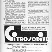 0959 - Page 944 - Dernières nouvelles. Faculté de médecine de Marseille-Agrégation / Faculté de médecine de Paris / École de stomatologie de la Faculté de médecine de «Paris / Hôpitaux de Nantes / Hygiène scolaire et universitaire / Propharmacie