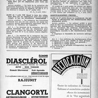 0962 - Page 947 - À travers l’officiel. Allocations familiales / Hôspitalisation privée