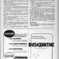 0964 - Page 949 - À travers l’officiel. Hôspitalisation privée / Pharmacie