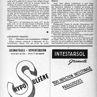 0986 - Page 971 - Correspondance. Application des tarifs d’honoraires. Accidents du travail. Tarif A. T. à l’hôpital / Assurances sociales. Honoraires pour accouchement à l’hôpital
