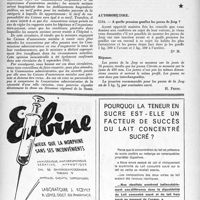 0987 - Page 972 - Correspondance. Assurances sociales. Honoraires pour accouchement à l’hôpital / Automobilisme. A quelle pression gonfler les pneus de Jeep ?