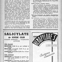 0991 - Page 976 - Dernières nouvelles. Une médaille d'honneur au Docteur J. Noir / Assistantes sociales de la Sarthe / Société Française d'Hygiène Scolaire / Comité de Coordination des Conseils départementaux de l’Ordre et Comité intersyndical de la Région parisienne