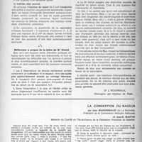 1000 - Page 985 - Partie scientifique. Consultations médico-chirurgicales. A propos du traitement du tétanos / La congestion du nageur, par Jean Maronneaud et Jean-E. Martin