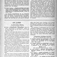 1002 - Page 987 - Partie scientifique. Les thèses. Des Intoxications par le nitro-benzène, par Dr France Lagrange (Thèse de Paris, 1945) / Septico-pyohémie post-angineuse à Bacillus Funduliformis, d’allure sévère, ayant évolué rapidement vers la guérison sous l’influence de la pénicillinothérapie, par Dr Henri Lesage (Thèse de Paris, 1945) / Les livres. L’hypotension orthostatique, par M. Pont, G. Doin et Cie, éditeurs, Paris VIe