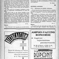 1017 - Page 1002 - Correspondance. Automobilisme. Baisse suspecte de pression d’huile / Questions diverses. Déclaration des maladies vénériennes
