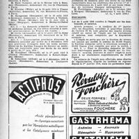1027 - Page 1012 - À travers l'officiel. Exercice de la médecine / Fiscalité