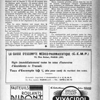1050 - Page 1035 - Correspondance. Hôspitalisation publique. Mutations des médecins des hôpitaux / Accidents du travail. Nomenclature et spécialistes