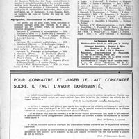 1056 - Page 1041 - Dernières nouvelles. École centrale de Puériculture / Association Amicale des Anciens Médecins des Corps combattants / Agrégation. Nominations et Affectations