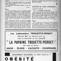1078 - Page 1063 - Correspondance. Accidents du travail. Accident survenu au retour du travail / Application de tarifs d’honoraires. Accidents du travail. Consultation ou pansement