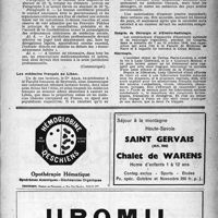 1122 - Page 1107 - Dernières nouvelles. Syndicat des médecins du Tarn-et-Garonne / Congrès de Chirurgie et d’Electro-Radiologie / Nécrologie [Lady Chetwind] / Les médecins français au Liban