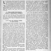 1126 - Page 1111 - Partie scientifique. Les gros coeurs en clinique; valeur pronostique, par A. Dumas. Dans quelles circonstances s’observe l'hypertrophie cardiaque ?. Au cours des néphrites, aortites et néphro-aortites / Au cours des lésions officielles du coeur / Au cours de l’hypertension artérielle