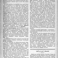 1165 - Page 1150 - Partie scientifique. Pigmentations faciales, par R. Barthélémy / Sur le lait irradié