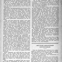 1166 - Page 1151 - Partie scientifique. Sur le lait irradié / A propos de l’article du professeur Vanverts sur le traitement des fibromes utérins, par le Docteur J. Fresnais / Une cause insoupçonnée d’hypertension
