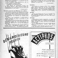 1235 - Page 1220 - Dernières nouvelles. Syndicat médical des Deux-Sèvres / Chambre syndicale des Médecins de la Seine / Naissances / Mariages / Nécrologie [Dr P. Haller, Dr Augustin Augé, Mlle Baranger]