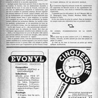 1269 - Page 1254 - Echos & commentaires. Le nouveau statut de la médecine du travail / Le Corps médical et la sécurité sociale / Au conseil d’administration de la confédération