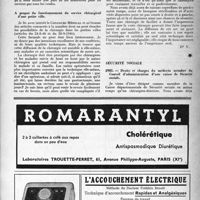 1272 - Page 1257 - Correspondance. Hôspitalisation publique. Traitement de l’interne d’un hôpital / A propos du fonctionnement du service chirurgical d’une petite ville / Sécurité sociale. Droits et charges du médecin membre du Conseil d’administration d’une caisse de Sécurité sociale