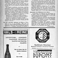 1281 - Page 1266 - Dernières nouvelles. Ministère des Arrivées / Les XXes Journées dentaires de Paris / Association des Médecins de la Seine