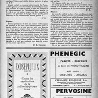 1306 - Page 1291 - Correspondance. Application des tarifs de sécurité sociale. Radioscopie de plusieurs points d’une même région / Questions diverses. Contrôle médical scolaire