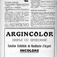 1396 - Page 1381 - À travers l'officiel. Éducation nationale / Exercice de la médecine / Formation prémilitaire