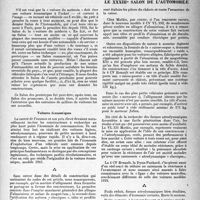 1424 - Page 1409 - Partie professionnelle. Pages sans médecine. Chronique de l'automobile. Le XXXIIIe salon de l’automobile. Voitures économiques