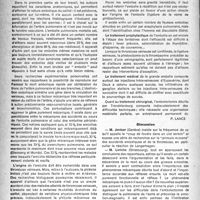 1455 - Page 1440 - Partie scientifique. XLIXe congrès de chirurgie. Résumé des rapports, Premier rapport. Identification et traitement des embolies pulmonaires, par R. Fontaine, H. Redon et la collaboration de Mme Greiner-Oswald / Discussion