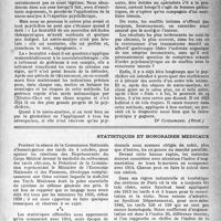 1470 - Page 1455 - Partie professionnelle. Compte-rendu de la journée médicale minière / A propos de la narco-analyse / Statistiques et honoraires médicaux