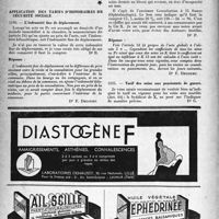 1481 - Page 1466 - Correspondance. Accidents du travail. Faute inexcusable / Application des tarifs d’honoraires de sécurité sociale. L’indemnité fixe de déplacement / Interventions comptées à l’acte isolé / Tarif des soins aux pensionnés de guerre