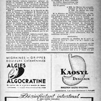 1494 - Page 1479 - À travers l'officiel. Assurances sociales / Dommages de guerre