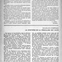 1505 - Page 1490 - Partie scientifique. XLIXe congrès de chirurgie (suite). Troisième rapport. Réparation des pertes de substance traumatiques des troncs nerveux des membres, par MM. P. Wertheimer R. Merle d'Aubigné et Déjardin [P. Lance] / Nouvelles d'Amérique. La synthèse de la pénicilline est faite
