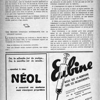 1525 - Page 1510 - Echos et commentaires. La renaissance du « Bulletin de l’Ordre » / Une position syndicale intéressante sur la sécurité sociale
