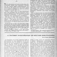 1550 - Page 1535 - Partie scientifique. Dystrophies infantiles. Meilleure connaissance des causes, par le Dr Germain Blechmann / Le traitement physiothérapique des infections rhino-pharyngées, par le Docteur Baulande