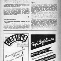 1578 - Page 1563 - Correspondance. Loyers. Bail ou prorogation légale / Questions diverses. Injections intraveineuses pratiquées par des infirmières