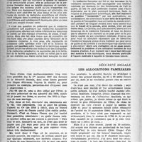 1613 - Page 1598 - Partie professionnelle. Médecine et monde moderne. La médecine canadienne et la tradition française, par le Docteur Jacques Ménétrier / Sécurité sociale. Les allocations familiales