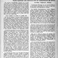 1616 - Page 1601 - Partie professionnelle. Pages sans médecine. Chronique de l'automobile. Pour vaincre les difficultés du démarrage en hiver. Surveillons l’équipement électrique / Ayons toujours un moteur en parfait état