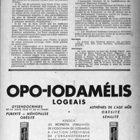 1636 - Page 1621 - Dernières nouvelles. Assemblée générale de la Confédération des Syndicats Médicaux Français (Séance du 16 décembre 1946) / Mariages / Nécrologie [Docteurs Clavel, R. Allaud, M. Édouard, Dorothée, Docteur N. Henry]