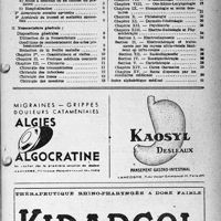 1662 - Page 1 - Nomenclature des actes professionnels / Sommaire