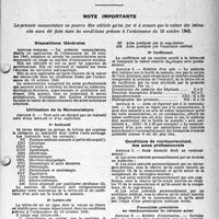 1670 - Page 8 - Nomenclature Générale des actes professionnels des médecins, chirurgiens, spécialistes, chirurgiens-dentistes, sages-femmes et auxiliaires médicaux. Note importante. Dispositions Générales / Utilisation de la Nomenclature / Conditions de remboursement, des actes professionnels