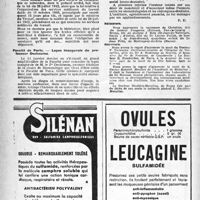 0159 - Page 134 - Dernières nouvelles. Comité de coordination de la Région Parisienne / Faculté de Paris. — Leçon Inaugurale du professeur Dechaume / Naissances / Nécrologie- [Docteur P Hadengue, M Gaston Rousse, Sabine Faudot-Bel, Docteur L. Duchêne-Marullaz]