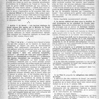 0185 - Page 160 - Partie professionnel. Médecine et monde moderne. La médecine du travail et le décret du 26 novembre 1946, par le Dr André Gros